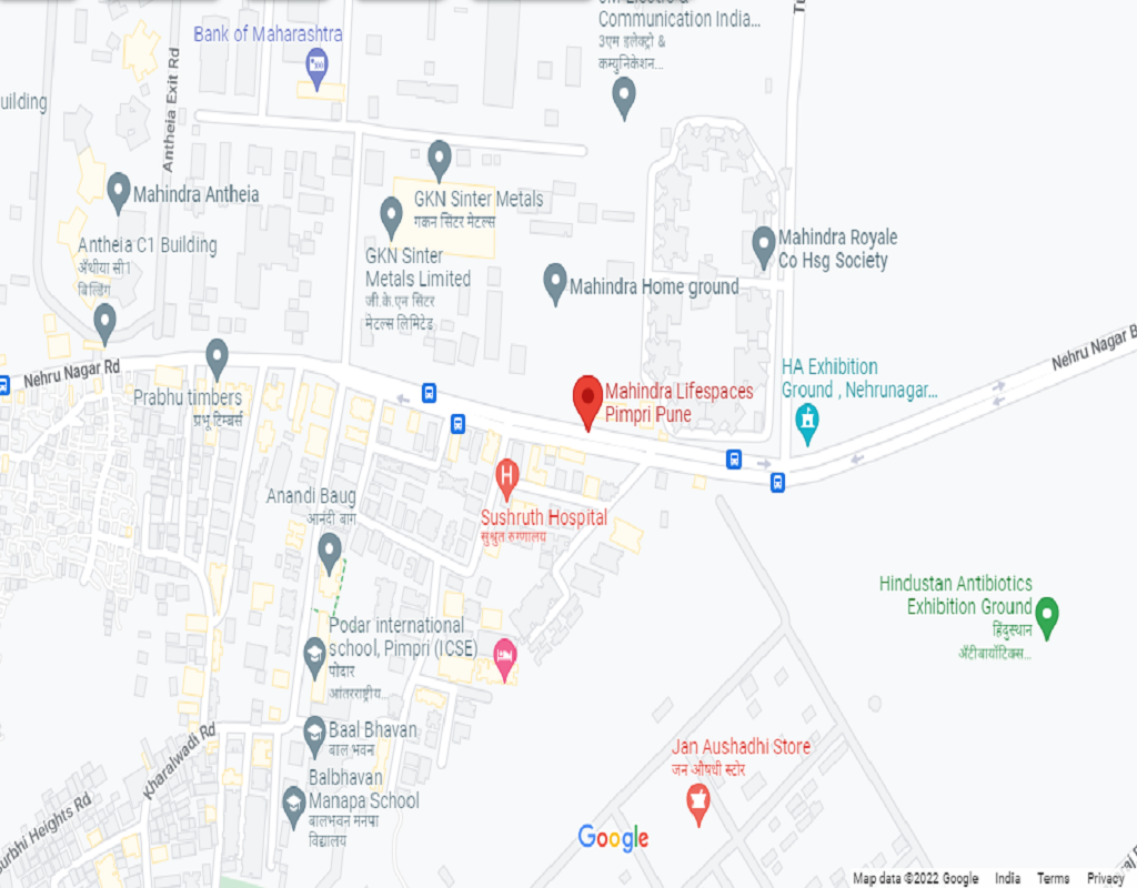 Mahindra Nestalgia location map